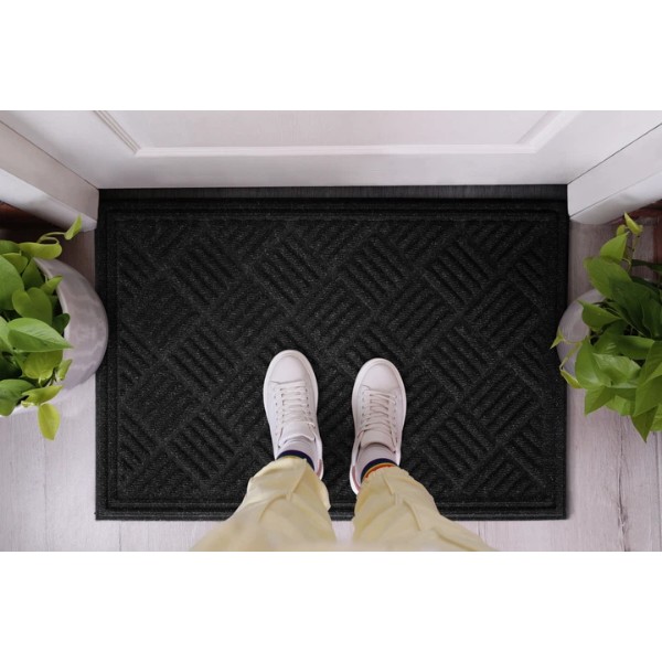 Фото - Килимок придверний Multyhome Parquet антрацит 60x90 см (EU5000016)